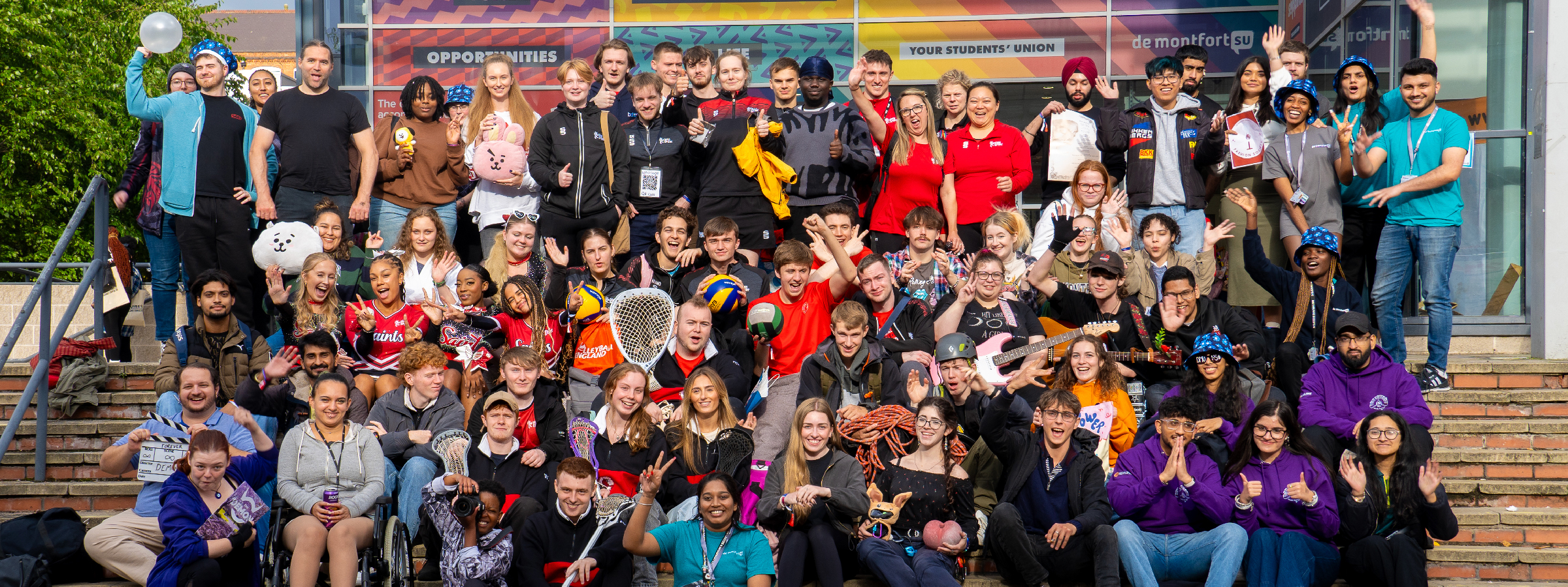 De Montfort Students' Union Societies Group Photo